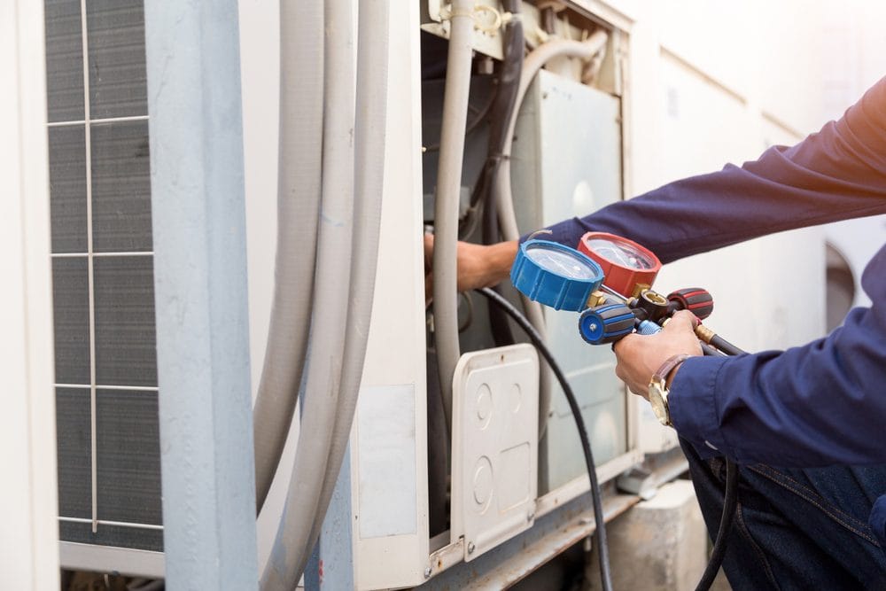 Mini Split System Repair Installation Professional Equipment Photo