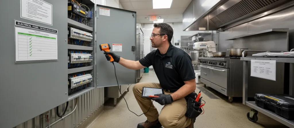 What a Commercial Electrician in Dayton Ohio Checks During an Electrical Safety Inspection